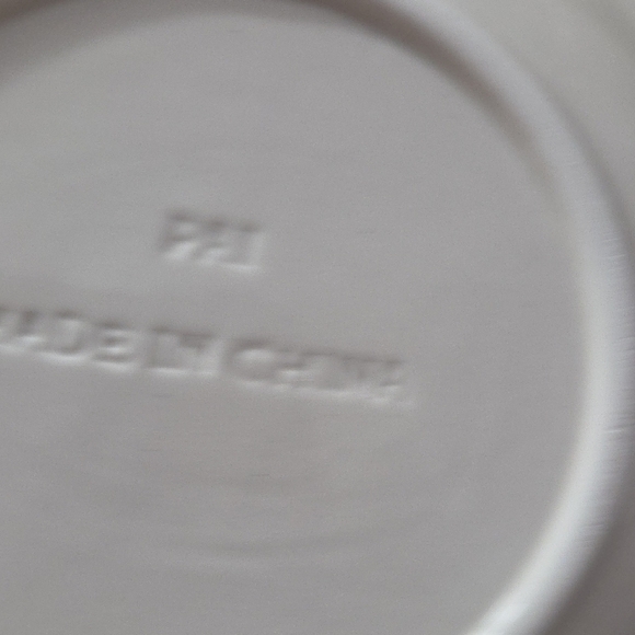 White Ceramic Coffee-Themed Plates Set - Picture 7 of 8